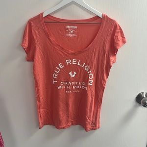 True Religion Women’s Pink T-Shirt (4085)